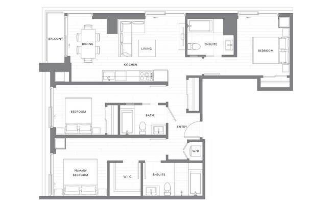 Unit S-3103 S-3103 floor plan